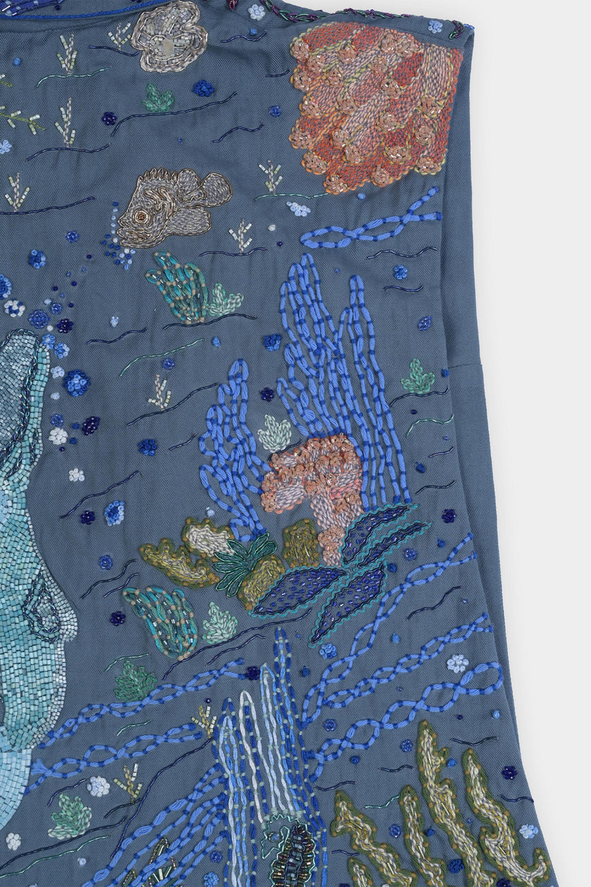 Whale Song Memory Vest