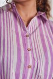 Purple Striped Shirt