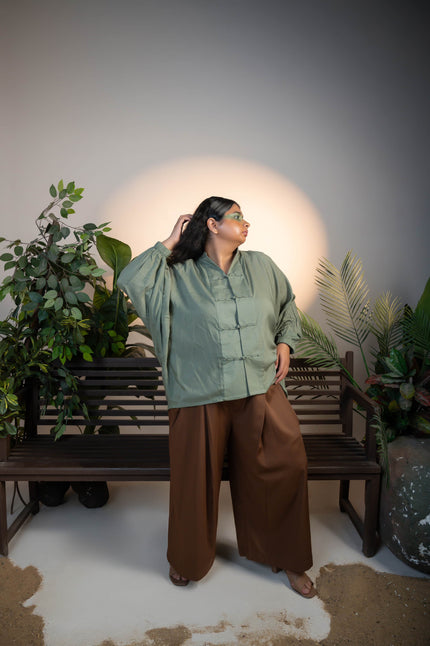 Algae Extended Placket Shirt