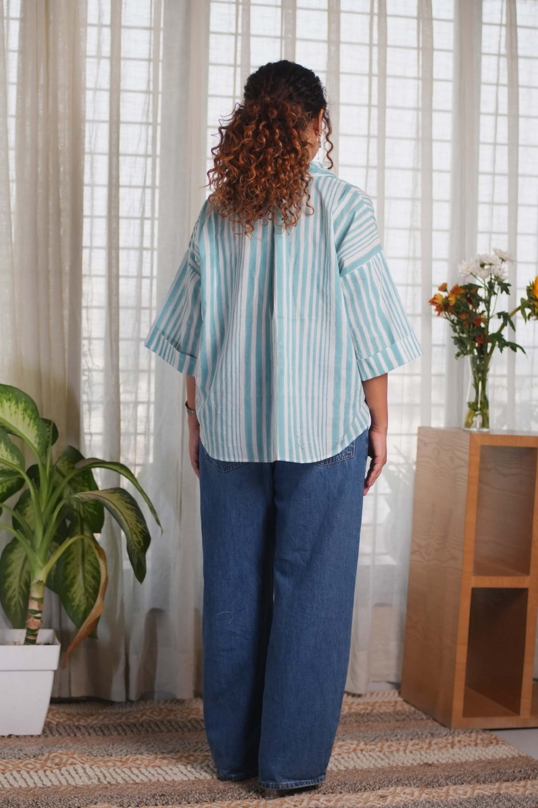Blue Striped Shirt