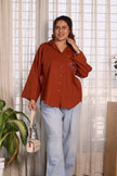 Killer Whale Hand-Embroidered Shirt