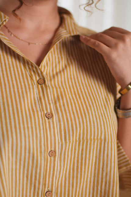 Yellow Striped Shirt