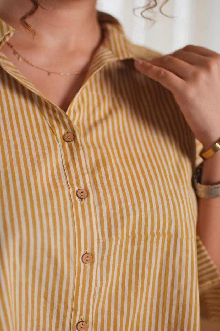 Yellow Striped Shirt