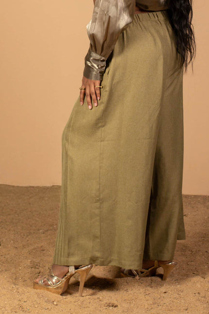Ethereal Waves Pintuck Pants