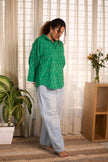Green Ikat Shirt
