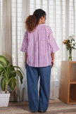 Purple Striped Shirt