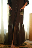 Soft Reefs Brown Dress