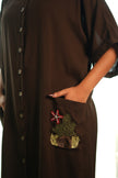 Soft Reefs Brown Dress