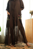 Soft Reefs Brown Dress