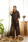 Soft Reefs Brown Dress