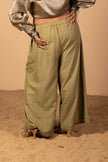 Ethereal Waves Pintuck Pants
