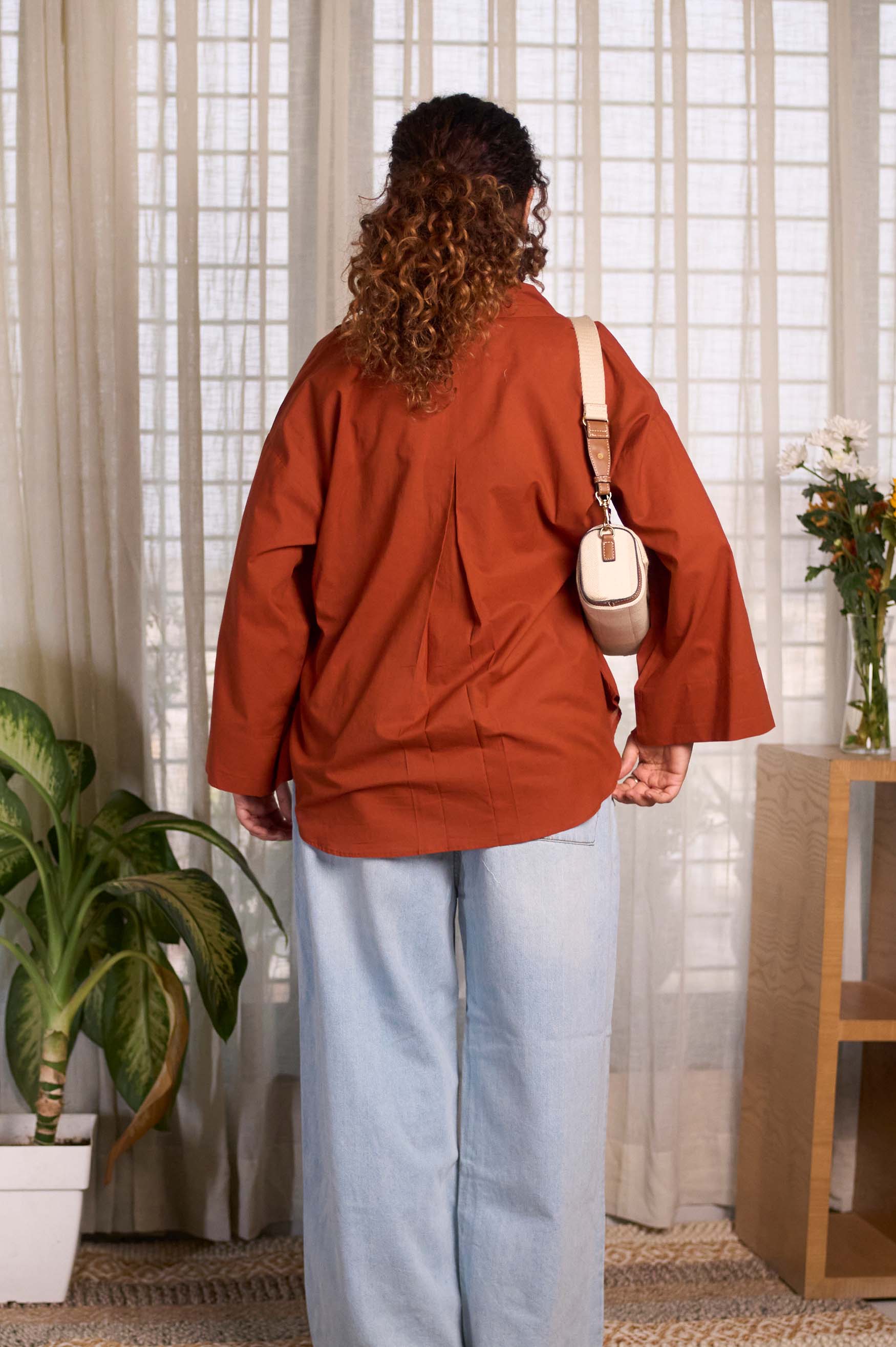 Killer Whale Hand-Embroidered Shirt