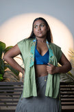 Ocean Embrace Hand Embroidered Jacket