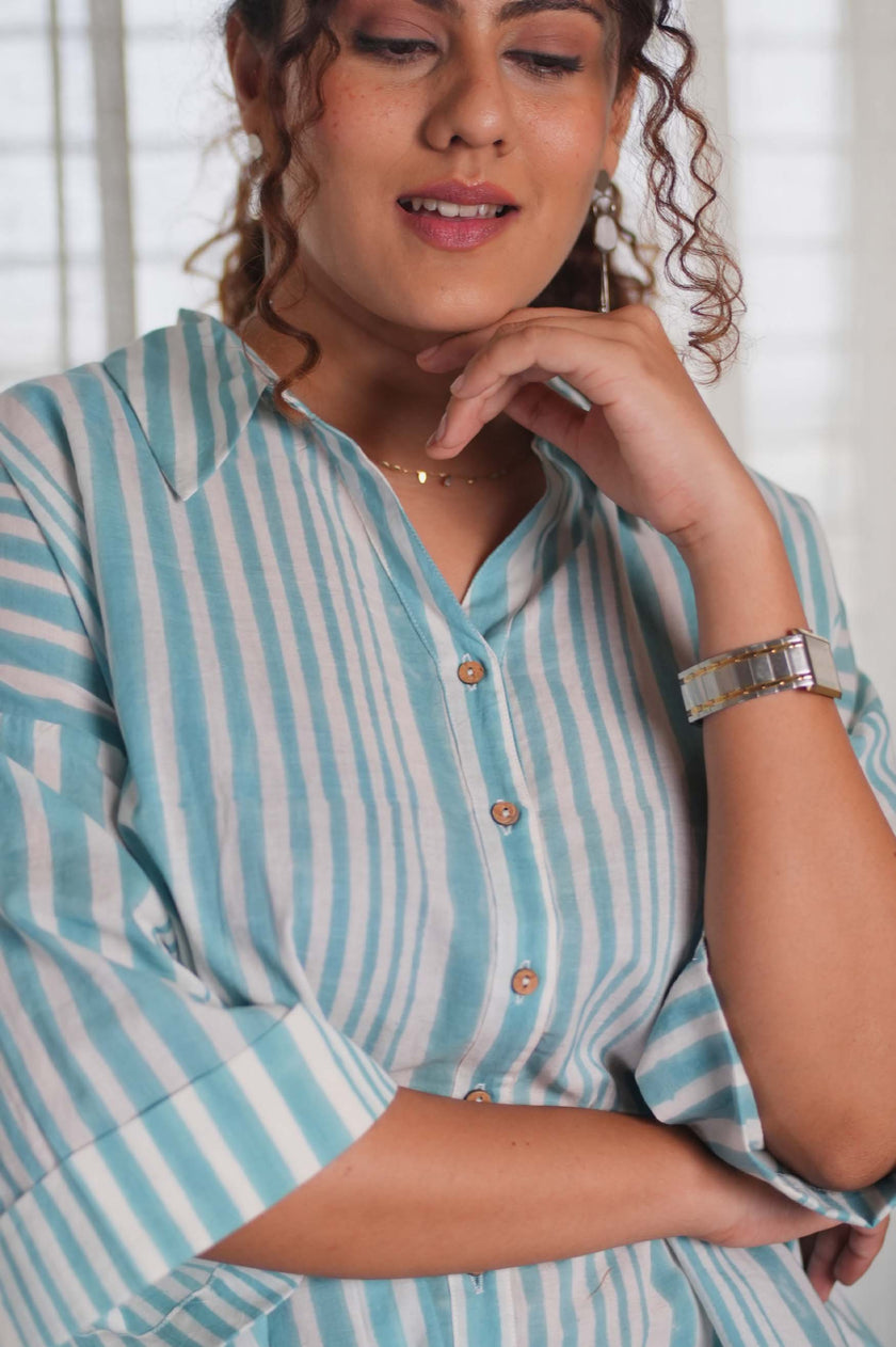 Blue Striped Shirt