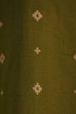 Jamdani Olive Green Buti Dress