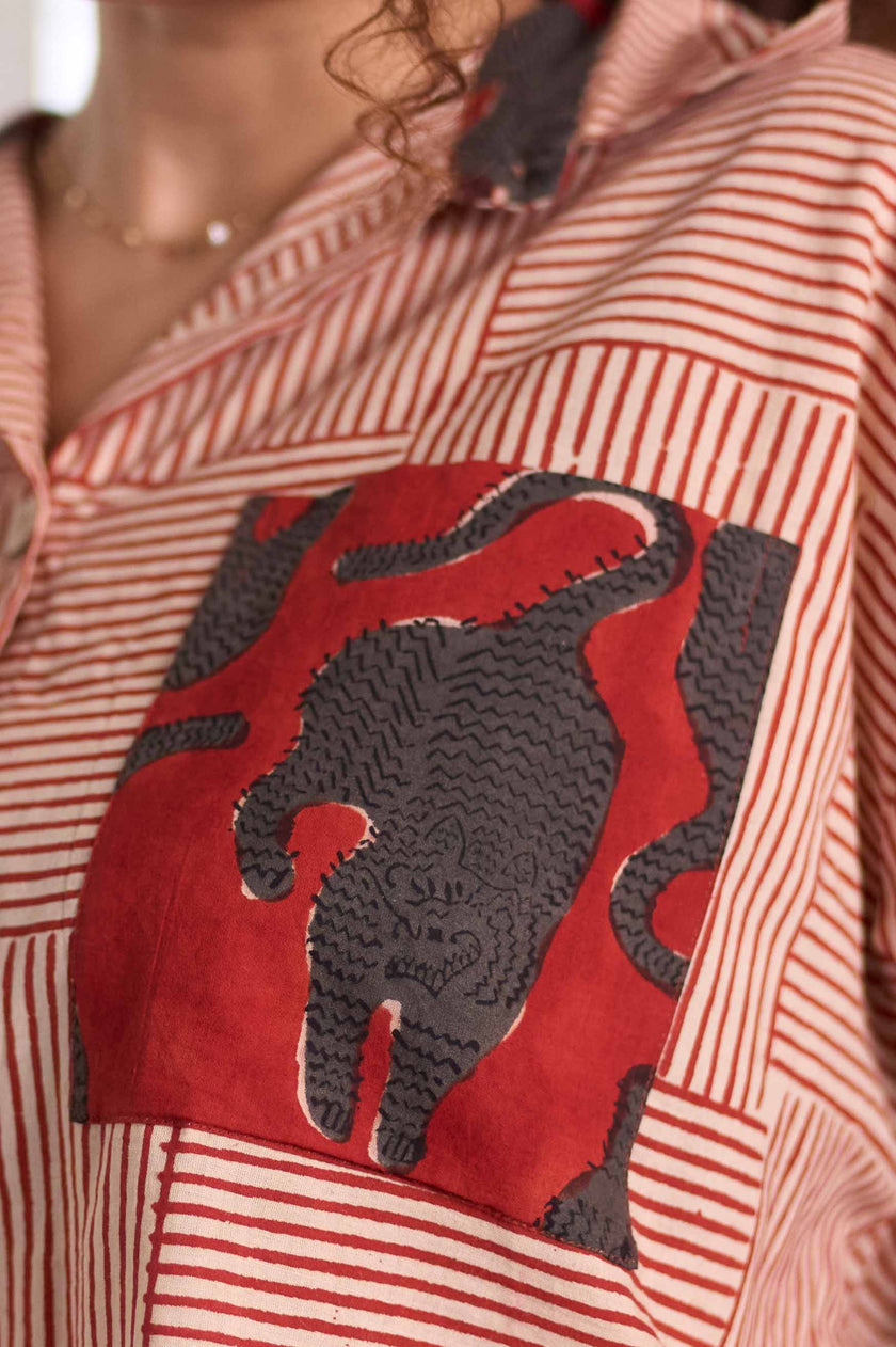 Tiger Print Shirt