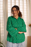Green Ikat Shirt