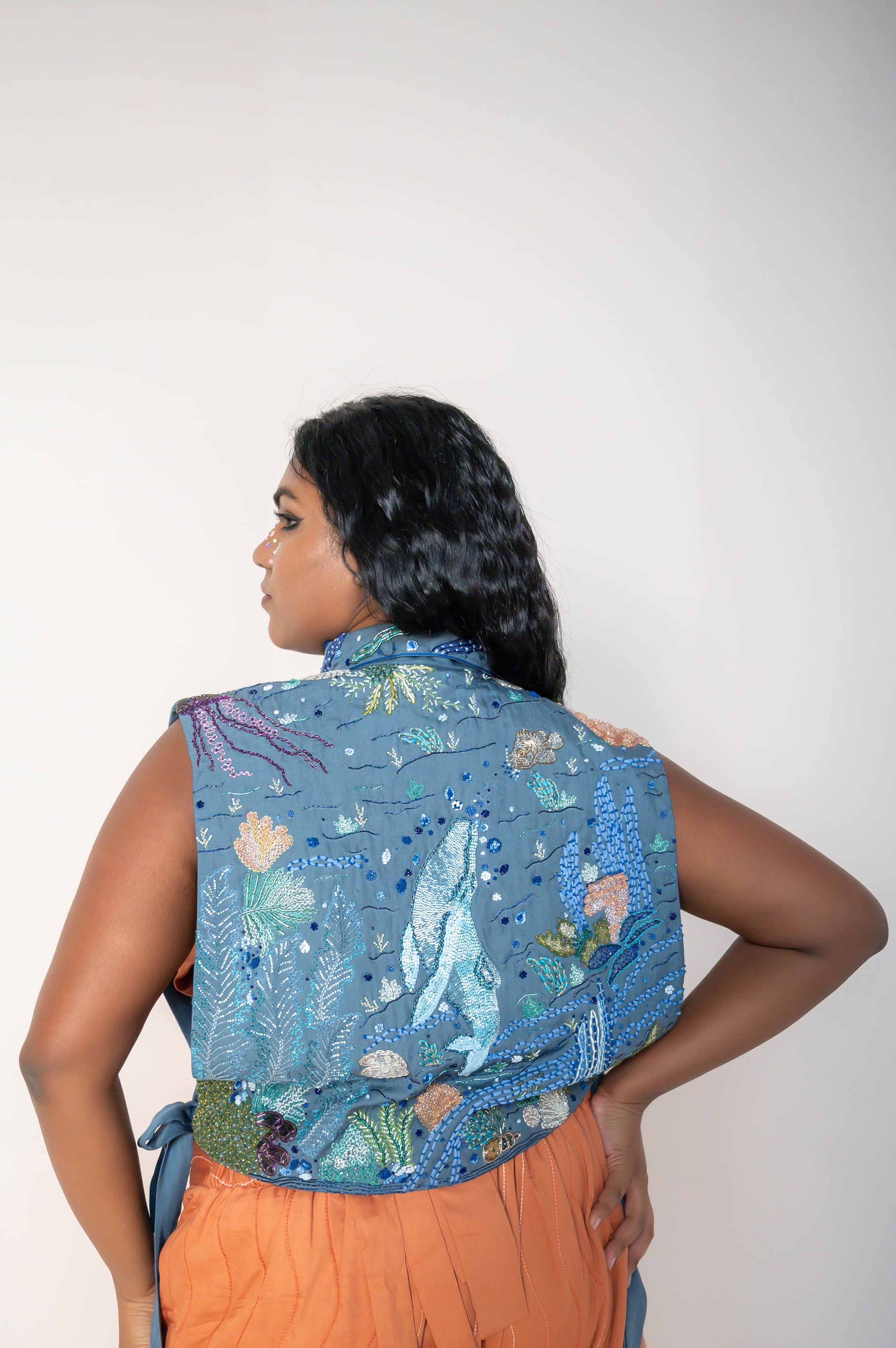 Whale Song Memory Vest
