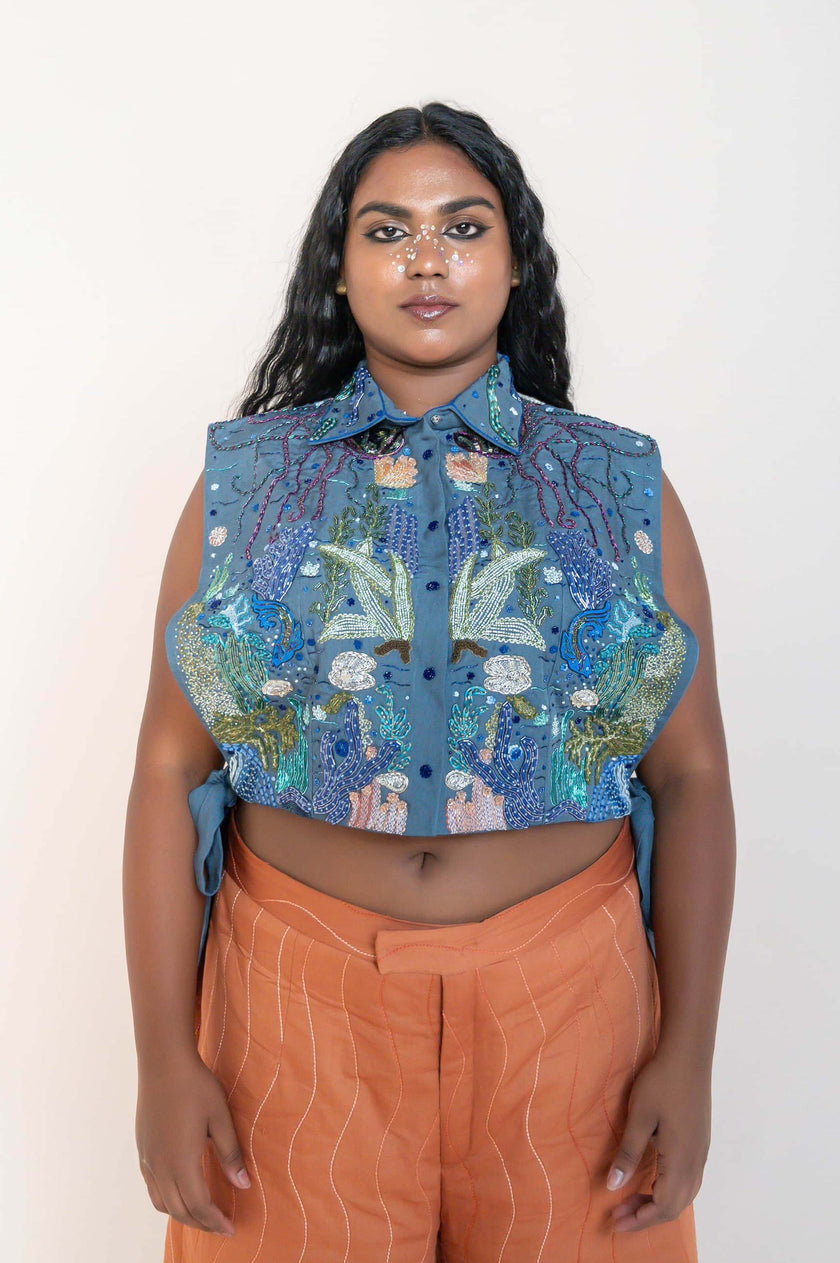 Whale Song Memory Vest