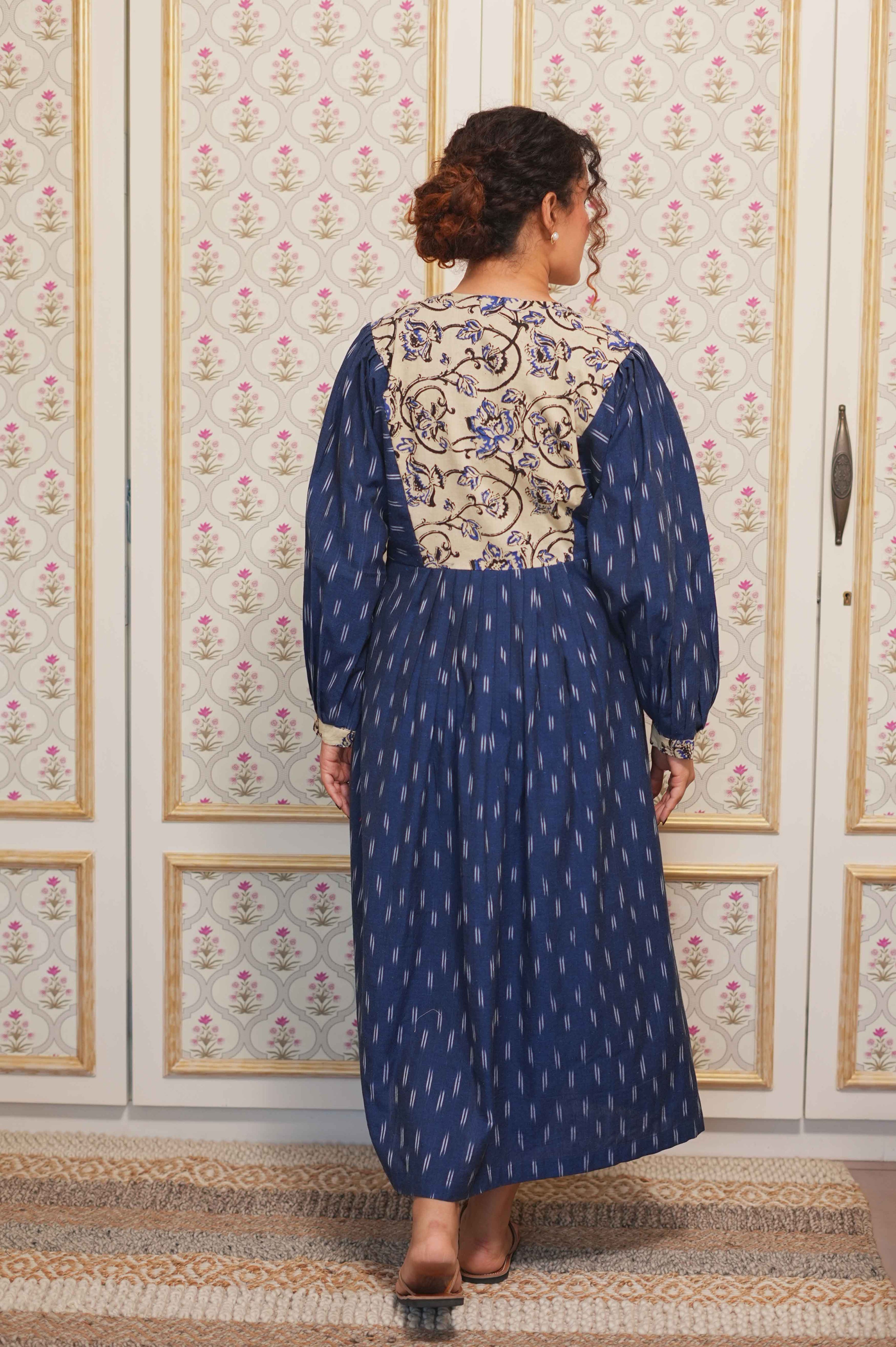 MIDNIGHT | Ikat–Bagru Dress