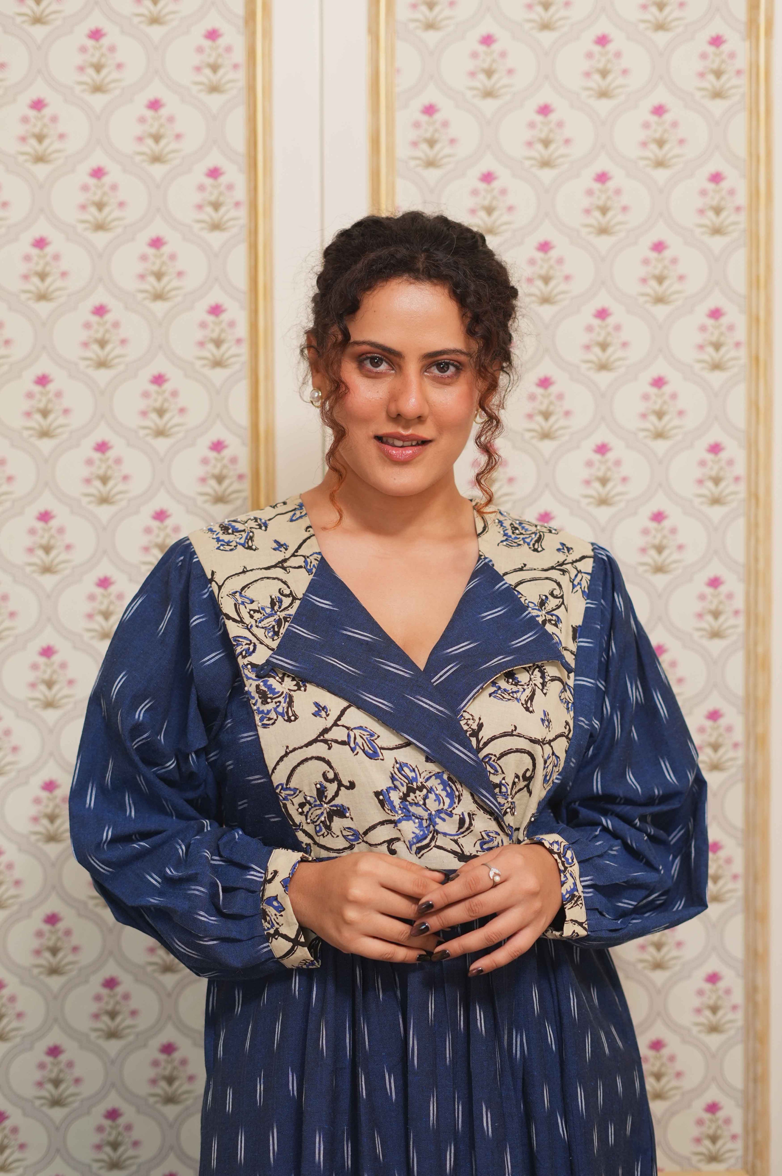 MIDNIGHT | Ikat–Bagru Dress