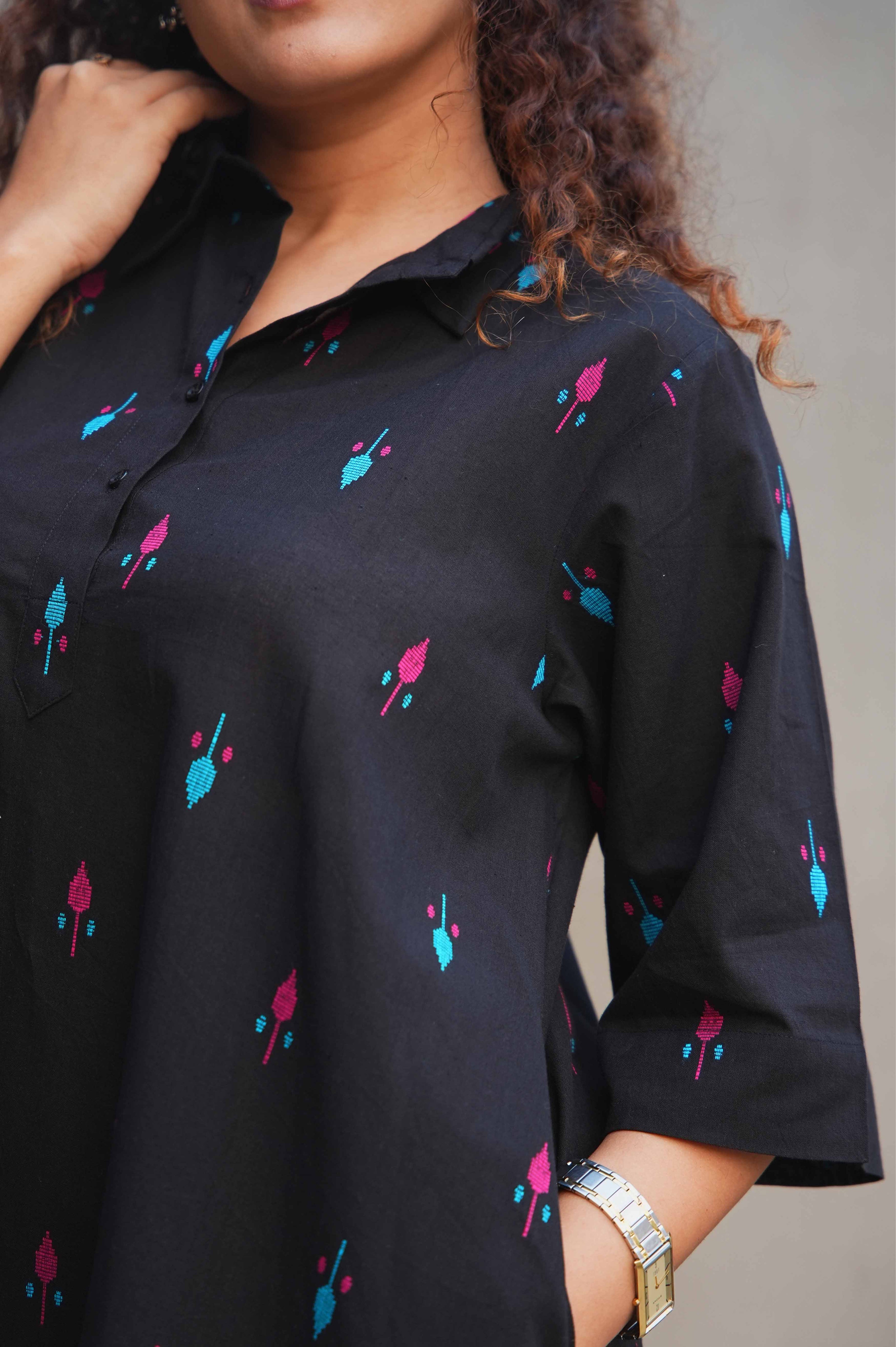 Noir Buti Jamdani Dress