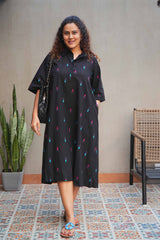 Noir Buti Jamdani Dress