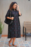 Noir Buti Jamdani Dress