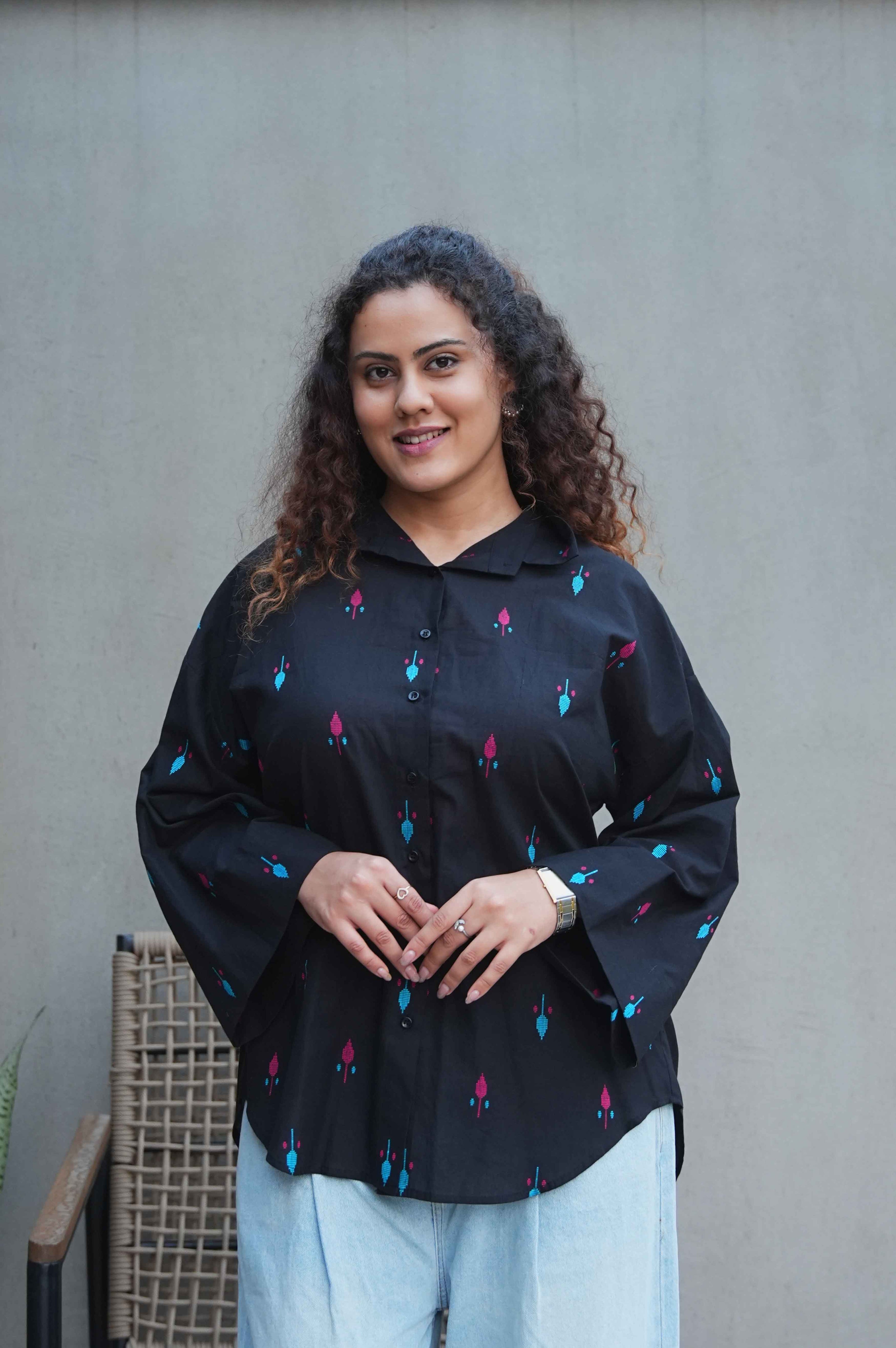 Noir Buti Jamdani Shirt