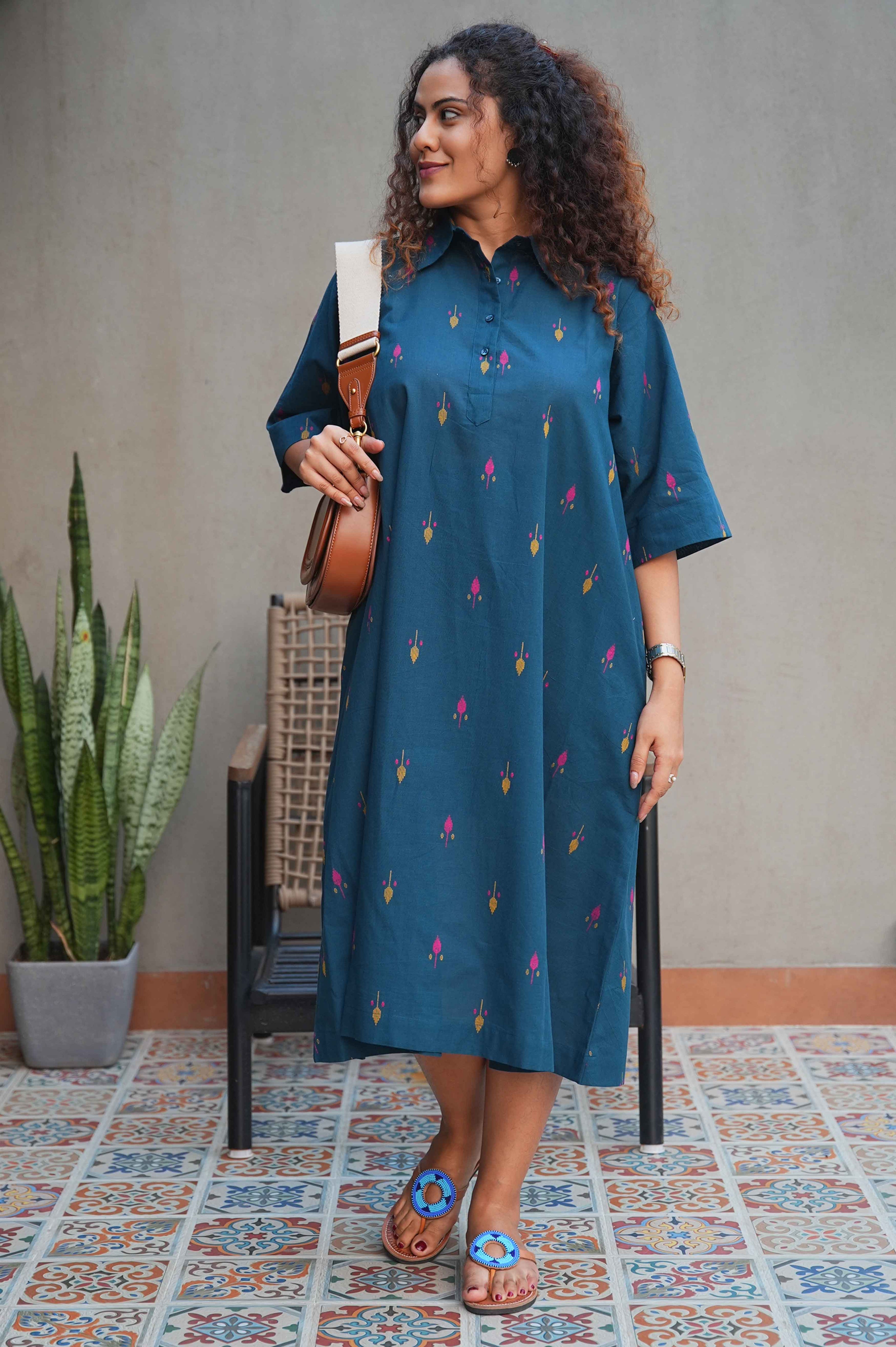 Gul Buta Jamdani Dress
