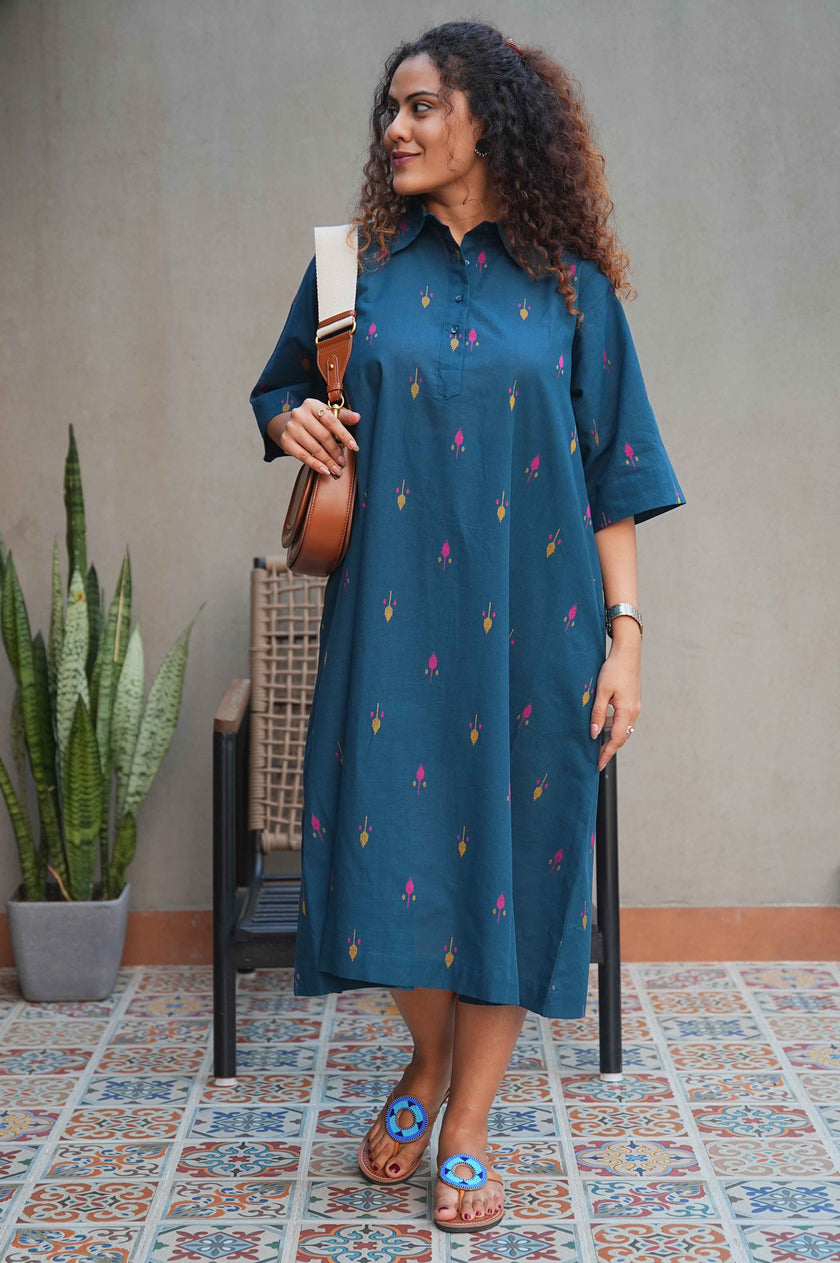 Gul Buta Jamdani Dress