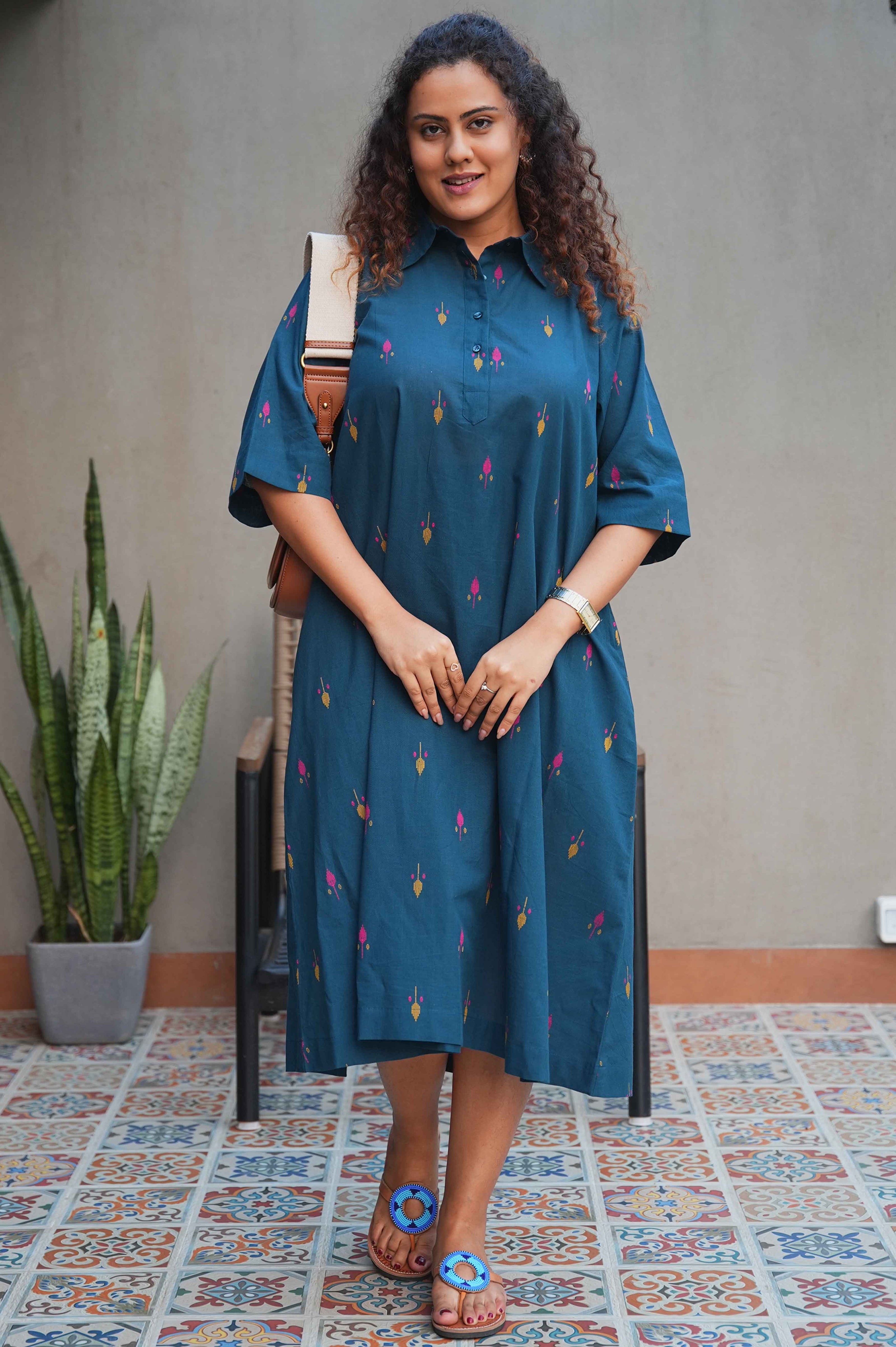 Gul Buta Jamdani Dress