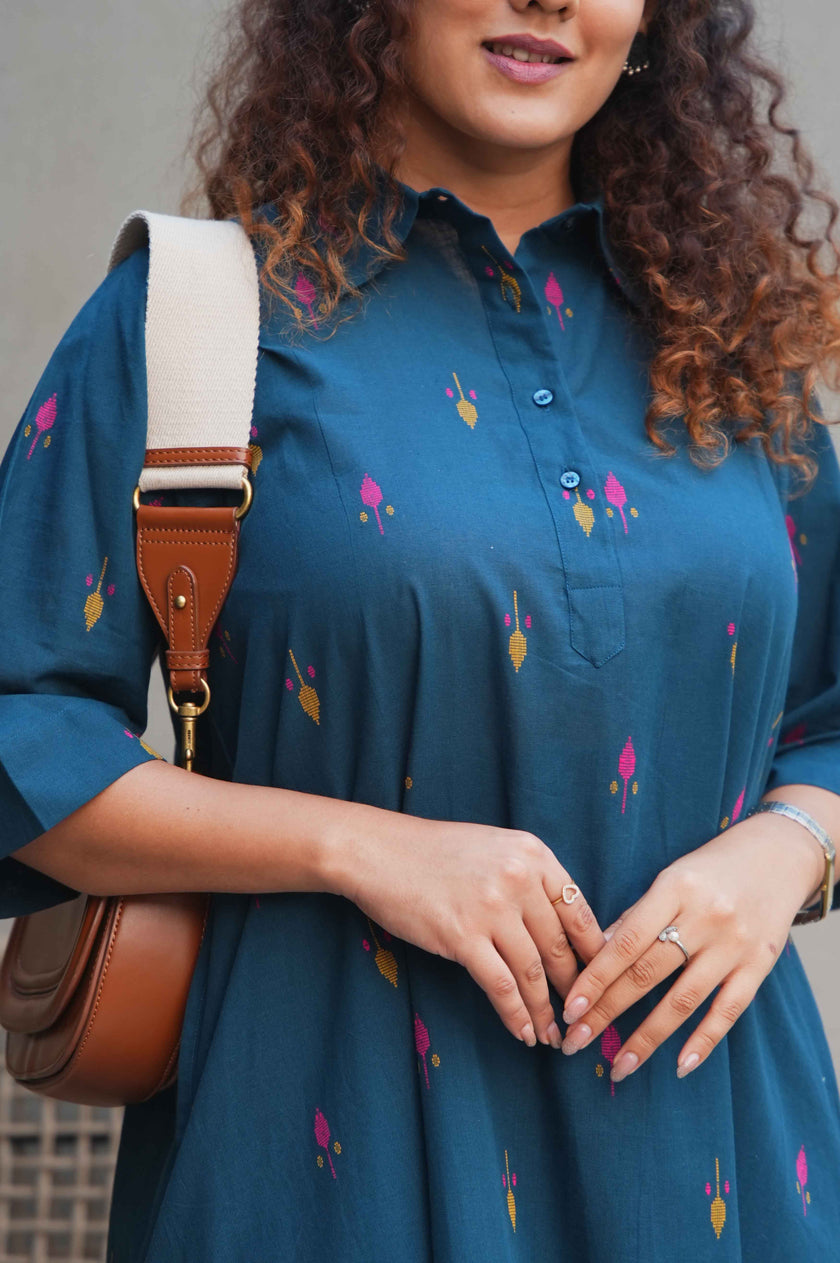 Gul Buta Jamdani Dress