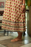 Laal Phool Midi Dress