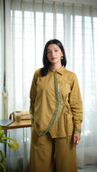 Fish Faced Mustard Yellow Shirt