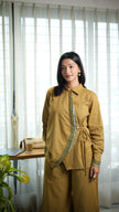 Fish Faced Mustard Yellow Co-ord Set
