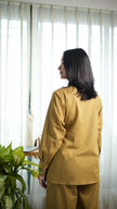 Fish Faced Mustard Yellow Co-ord Set