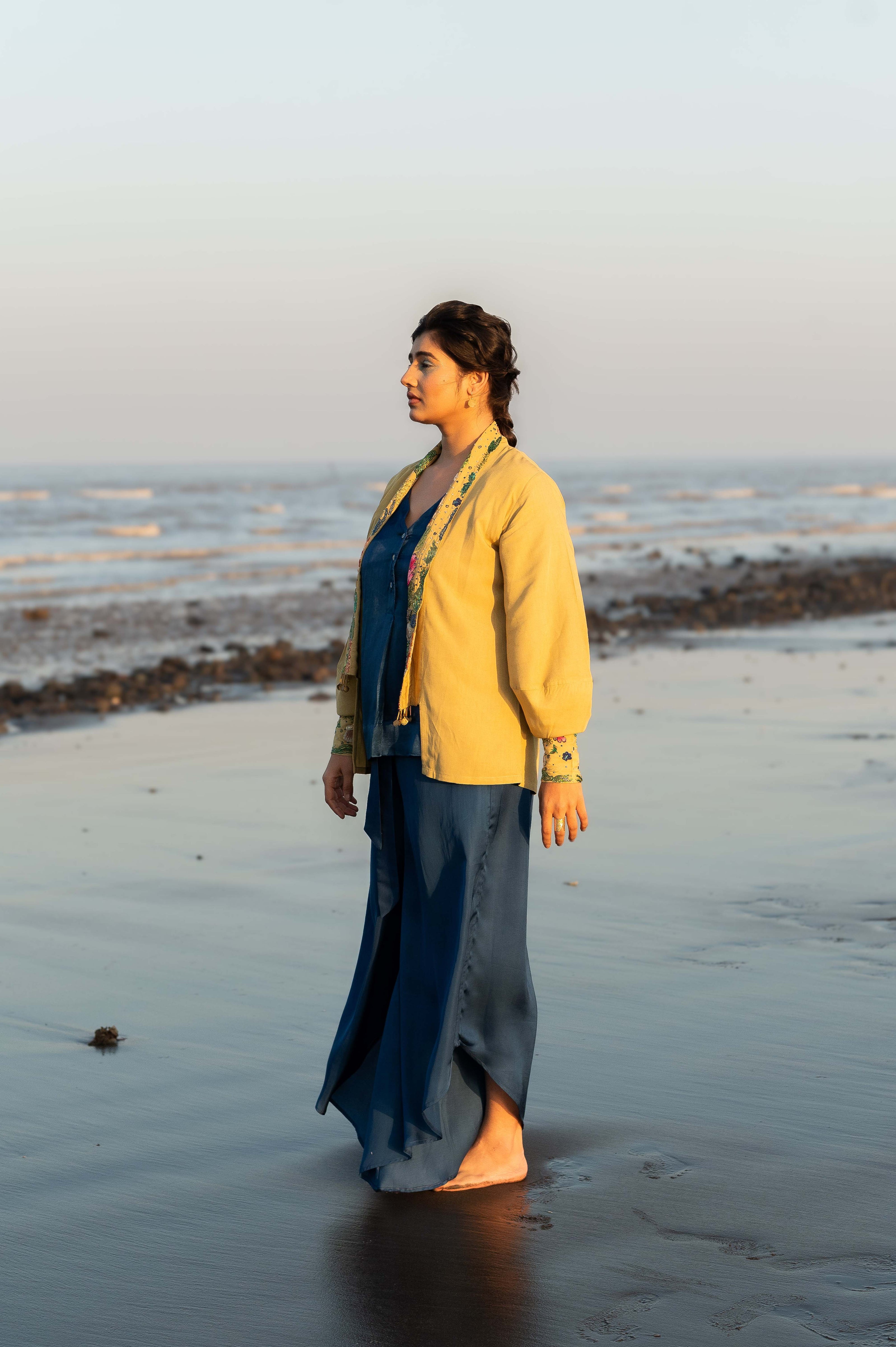 Celestial Seahorse Hand Embroidered Jacket