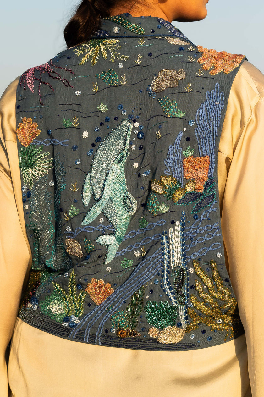 Whale Song Memory Vest
