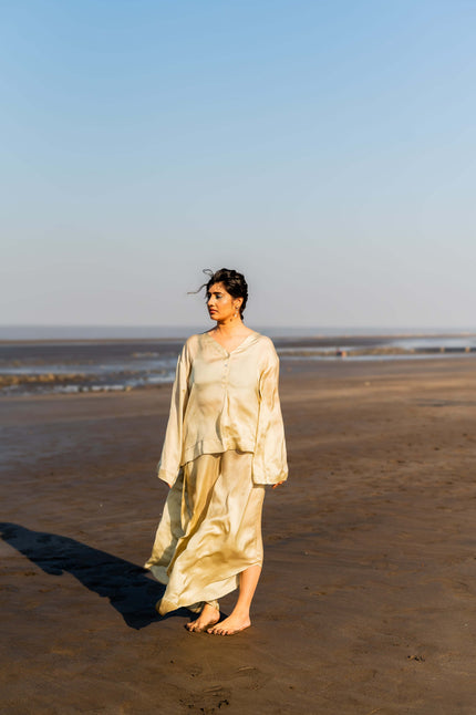 The Tidal Quiet Top With Abyssal Illusion Pant