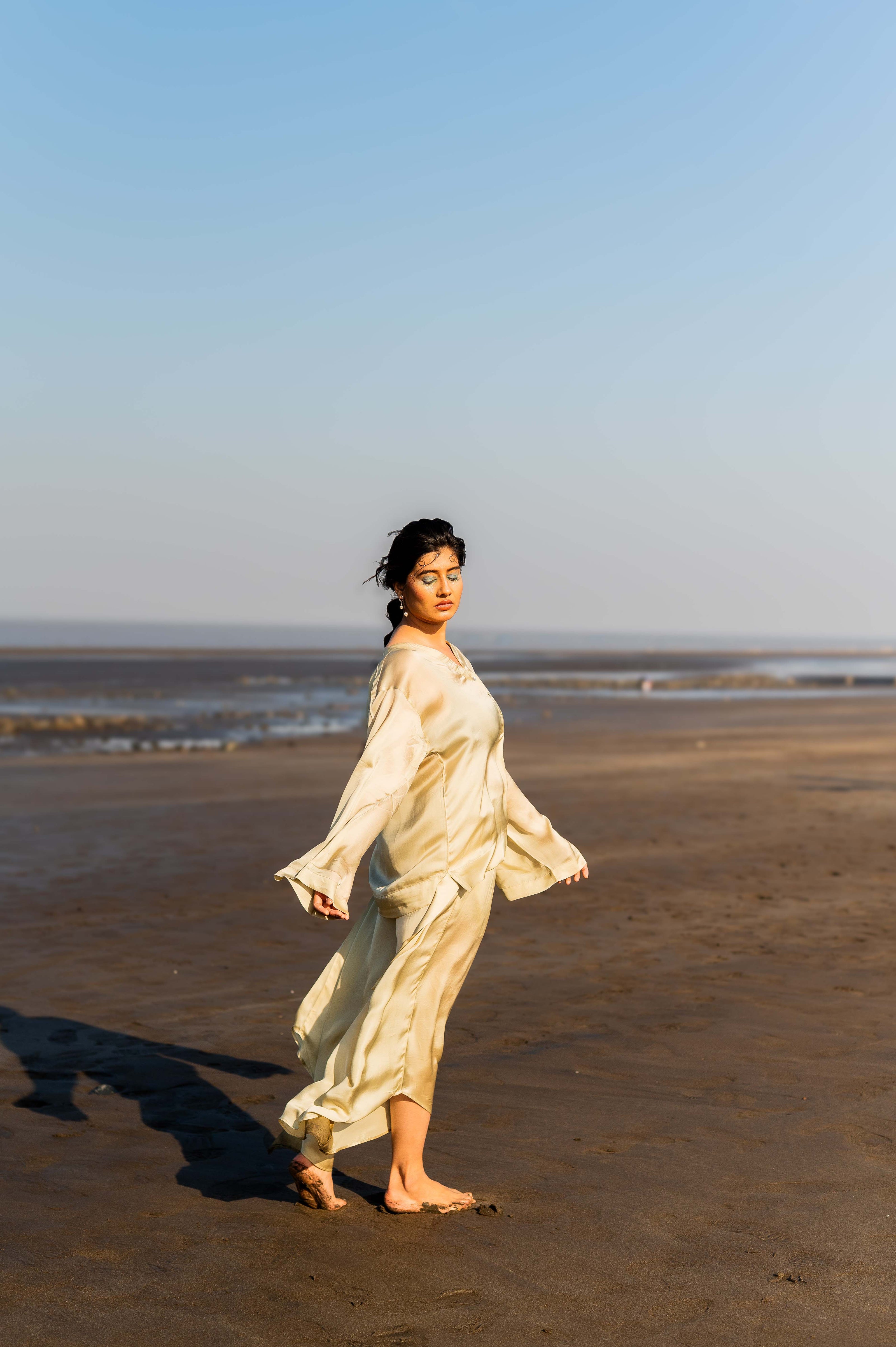 The Tidal Quiet Top With Abyssal Illusion Pant