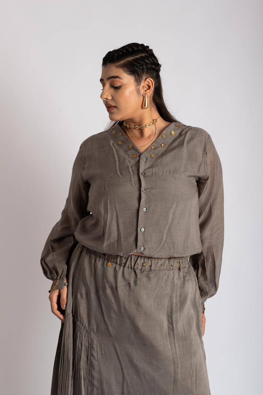 Ocean Embrace Hand Embroidered Set