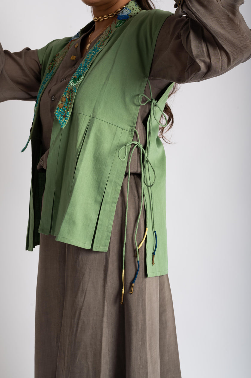 Ocean Embrace Hand Embroidered Set