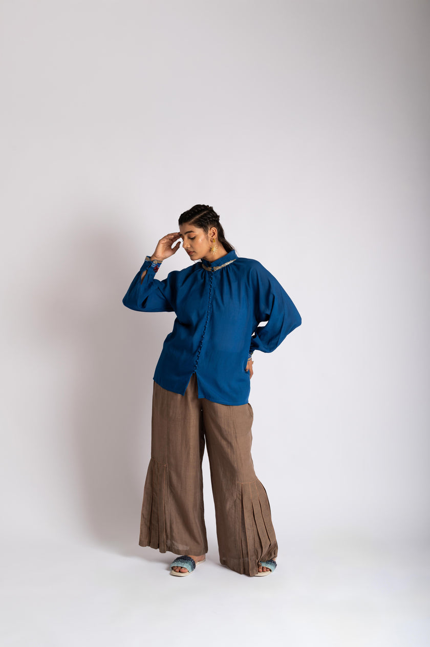 Tidal Surge Electric Blue Top