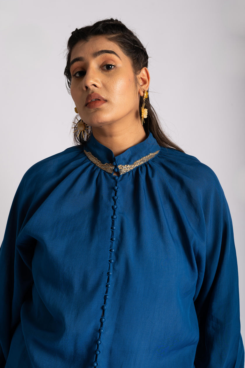 Tidal Surge Electric Blue Top