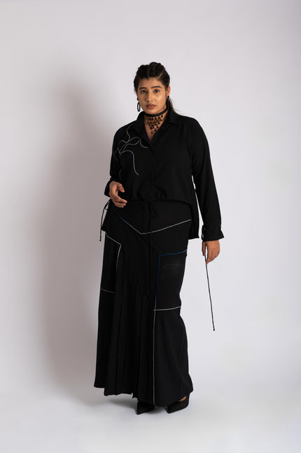 Mermaid's Divine Black Co-Ord Set