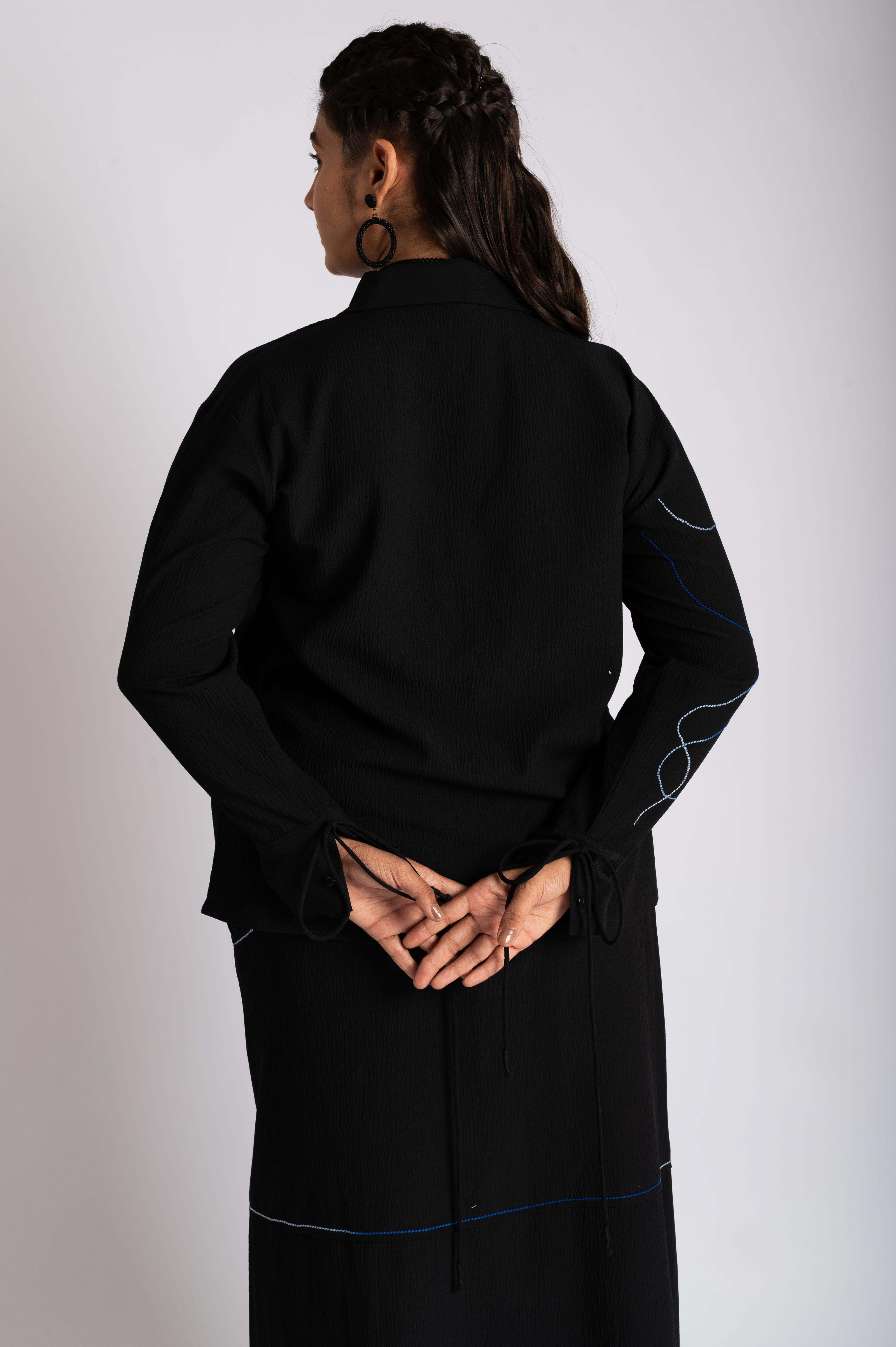 Mermaid's Divine Black Co-Ord Set