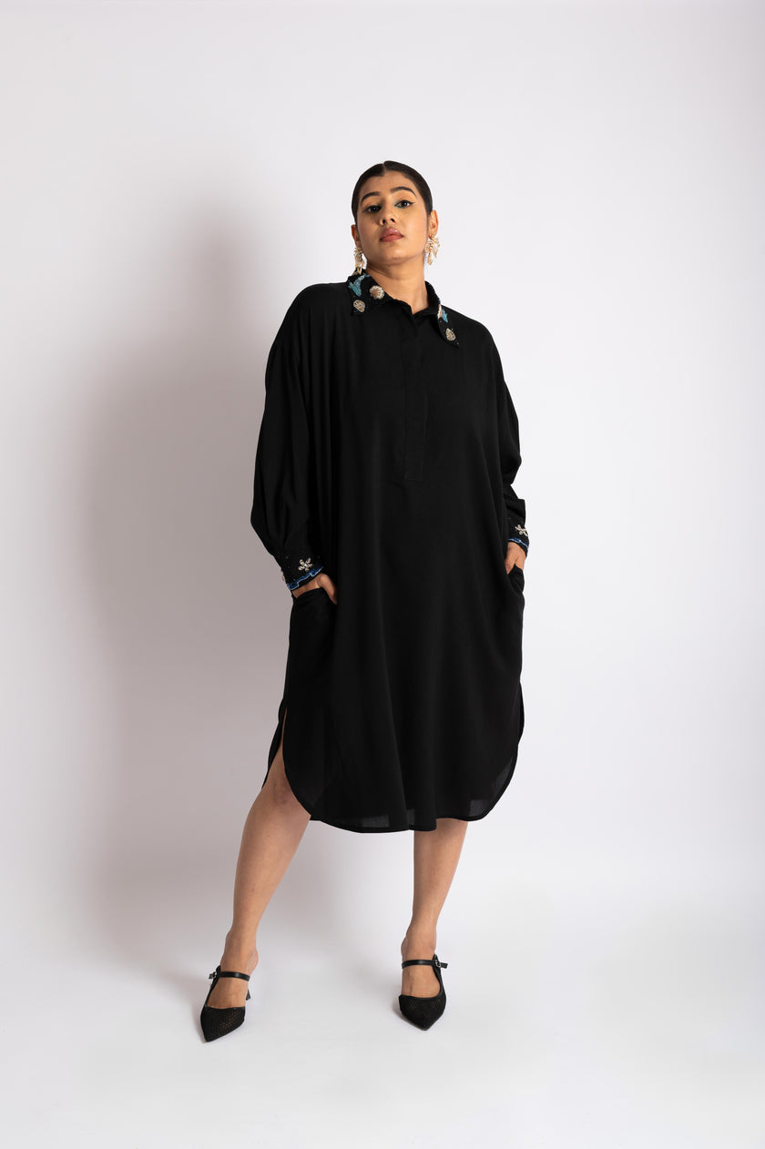 Crest Of The Current Hand Crafted Dress