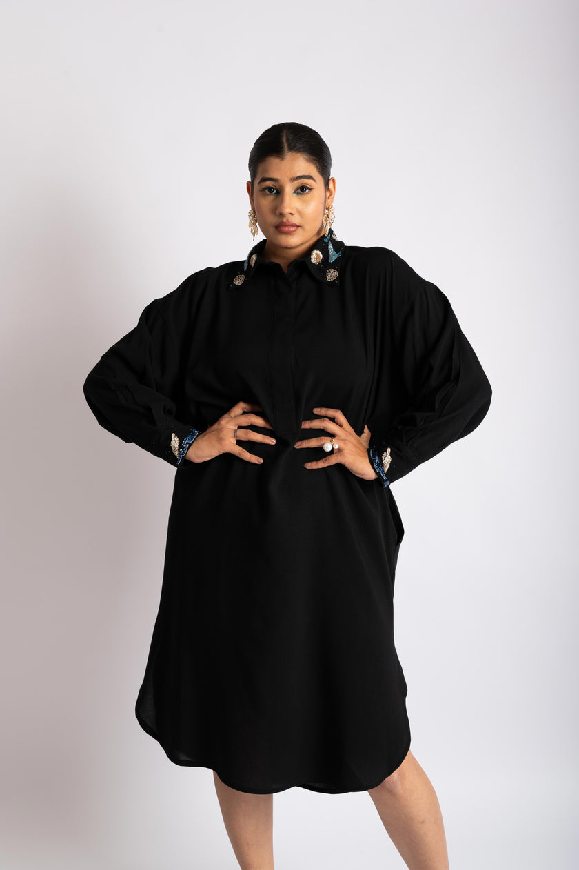 Crest Of The Current Hand Crafted Dress