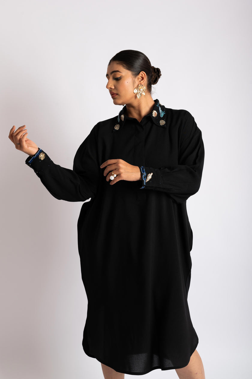 Crest Of The Current Hand Crafted Dress